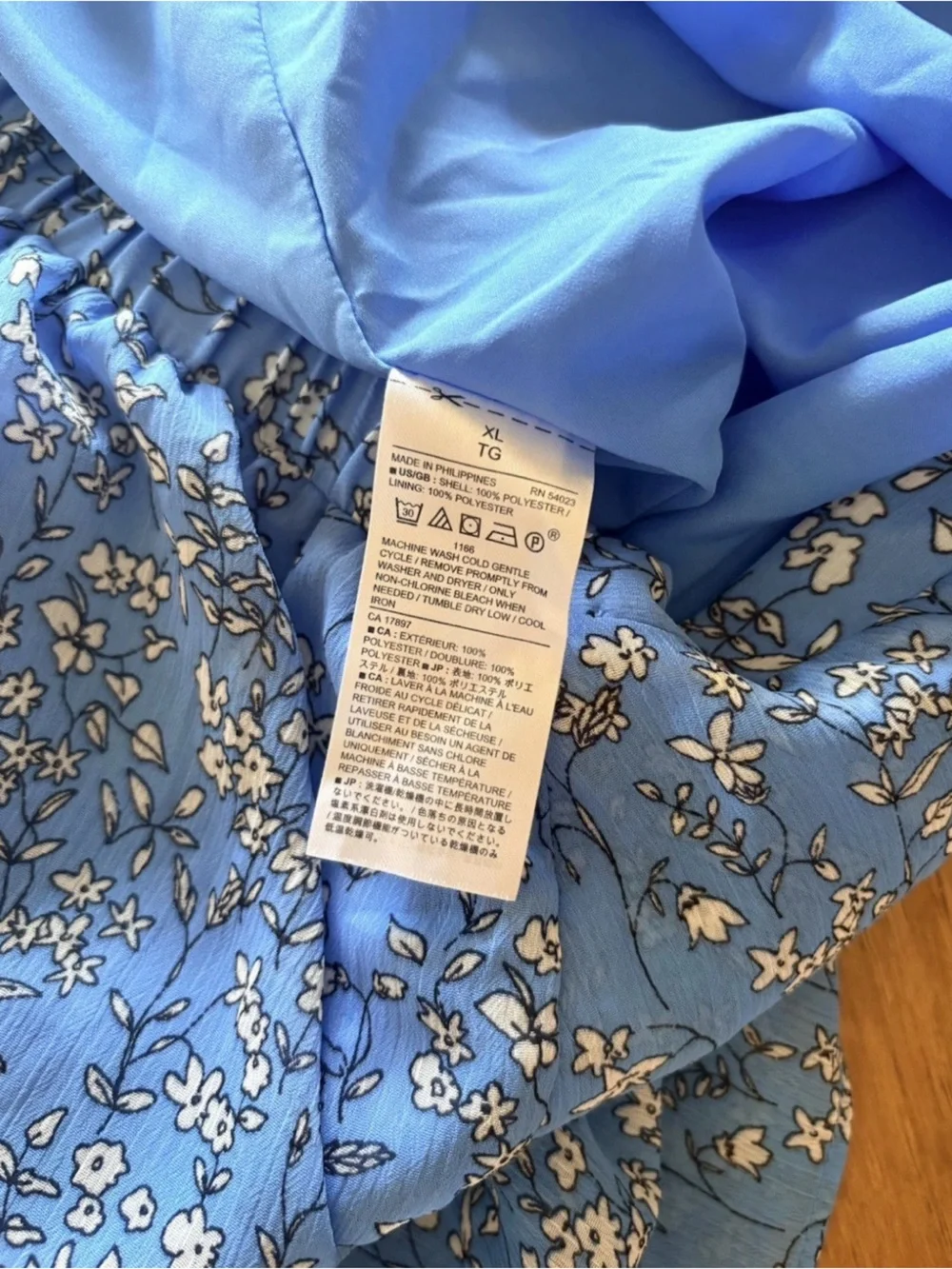 Banana Republic Floral Faux Wrap Skirt Women's Size XL Girlhood Cottage Pull On